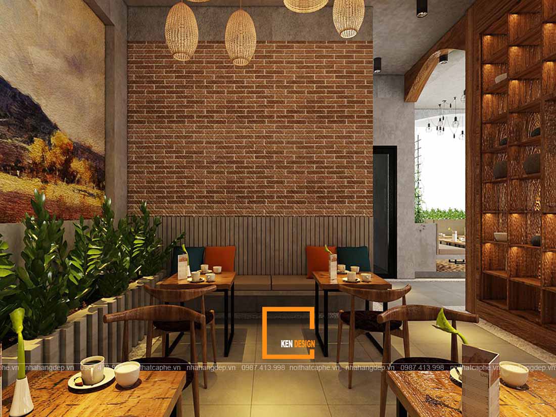 thiết kế quán cafe
